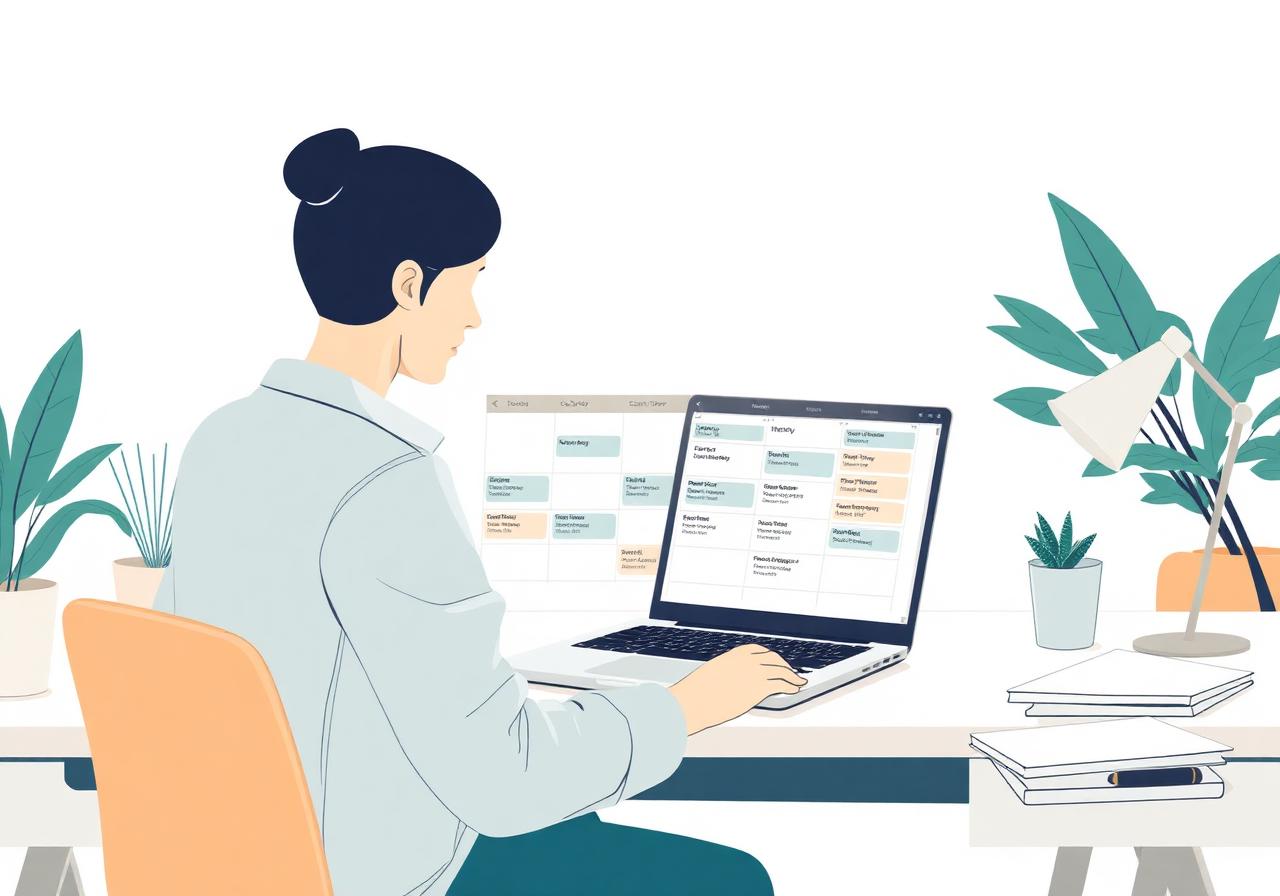 Consultant comparing calendar tools built for single-company use